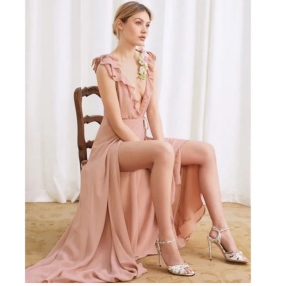 Reformation Peppermint Dress - Blush - Picture 3 of 13